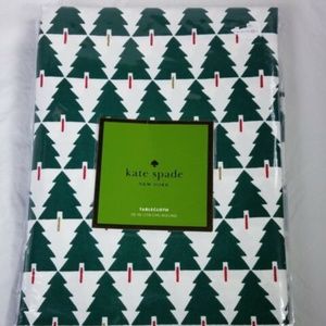 Kate Spade ♠️ 70" Round Tablecloth NWT